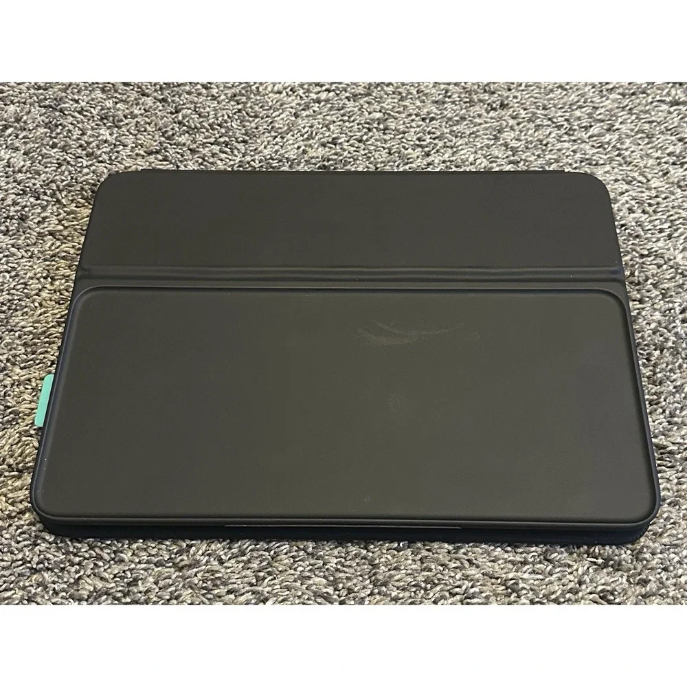 Logitech Black Tablet Keyboard Case with Teal Accent